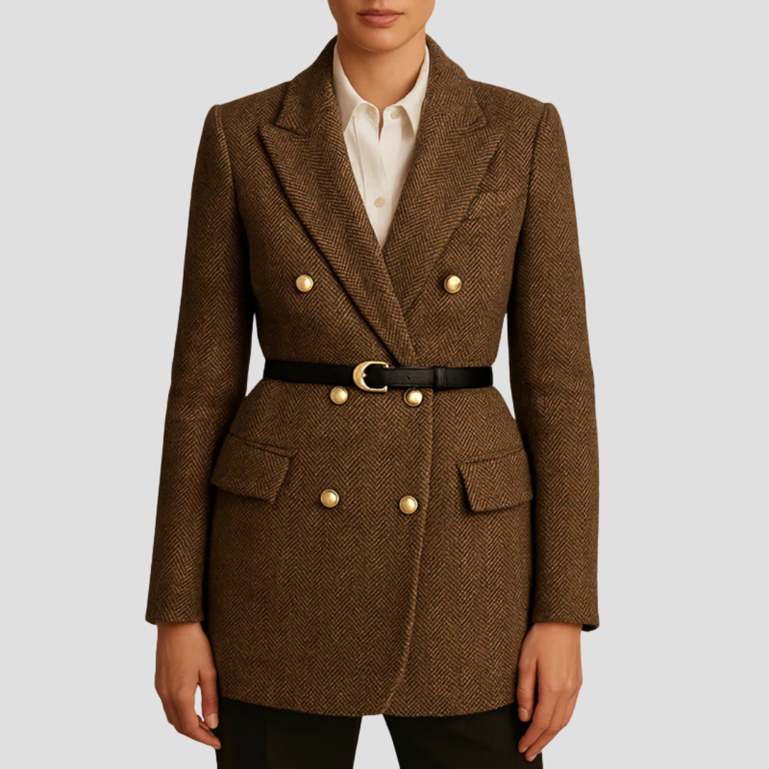 Tailored Belted Coat