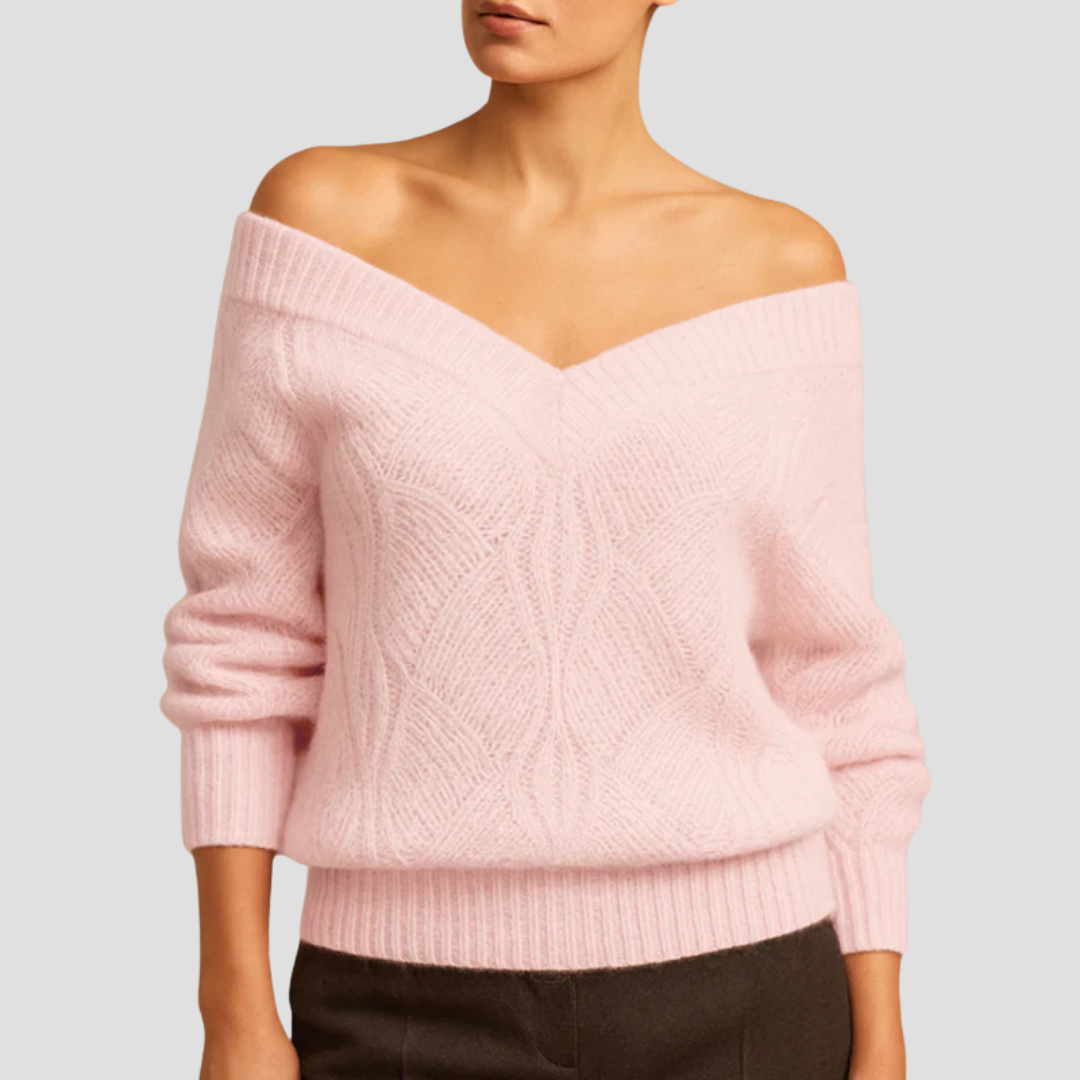 Off-Shoulder Sweater