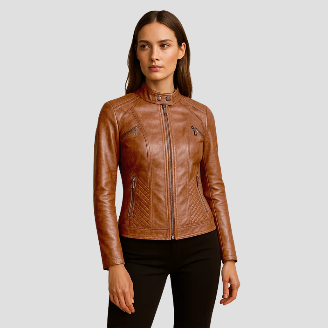 Quilted Leather Jacket