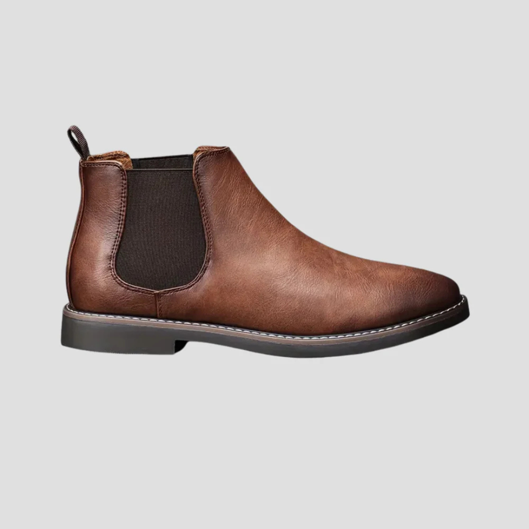 Zachary | Leather Chelsea Boots