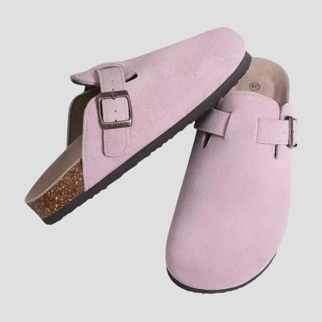 Mary | Suede Slip-On Mules