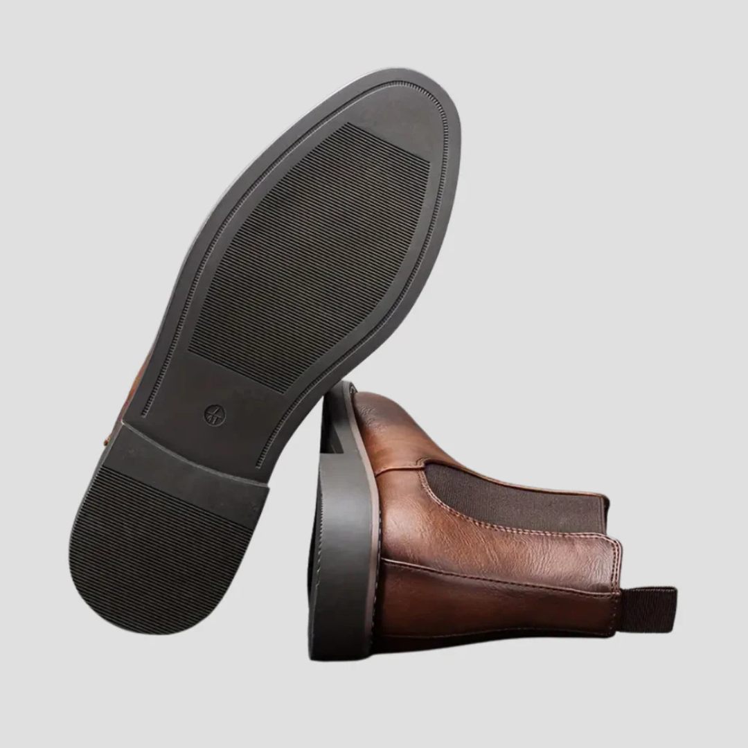 Zachary | Leather Chelsea Boots