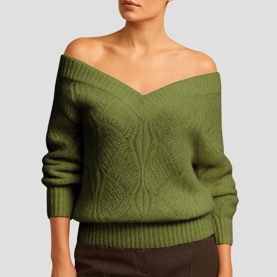 Off-Shoulder Sweater