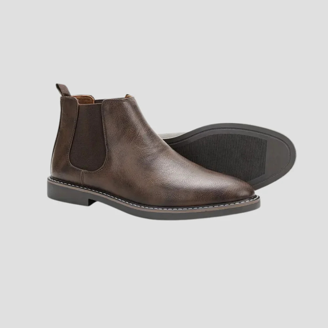 Zachary | Leather Chelsea Boots