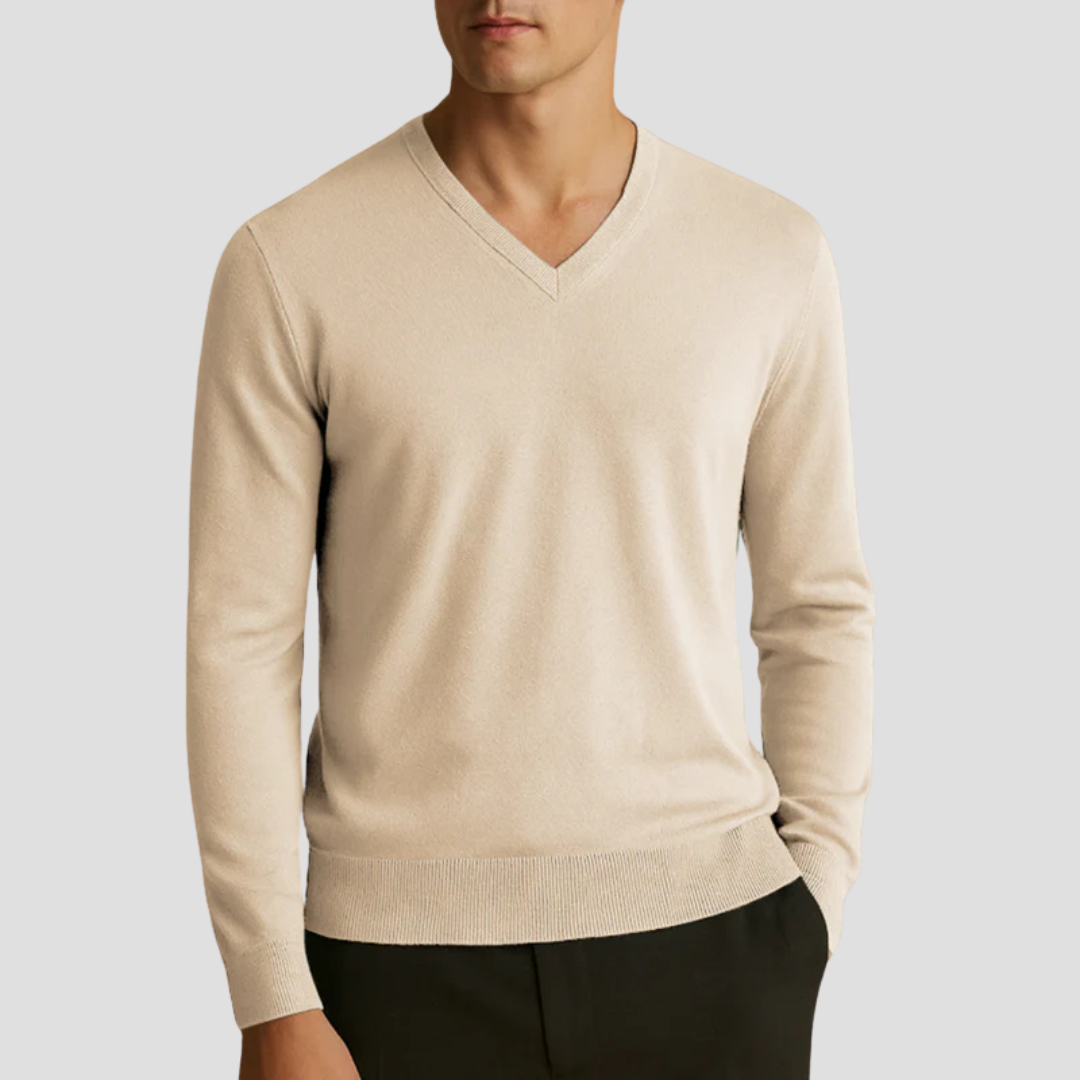 Cashmere V-Neck Sweater