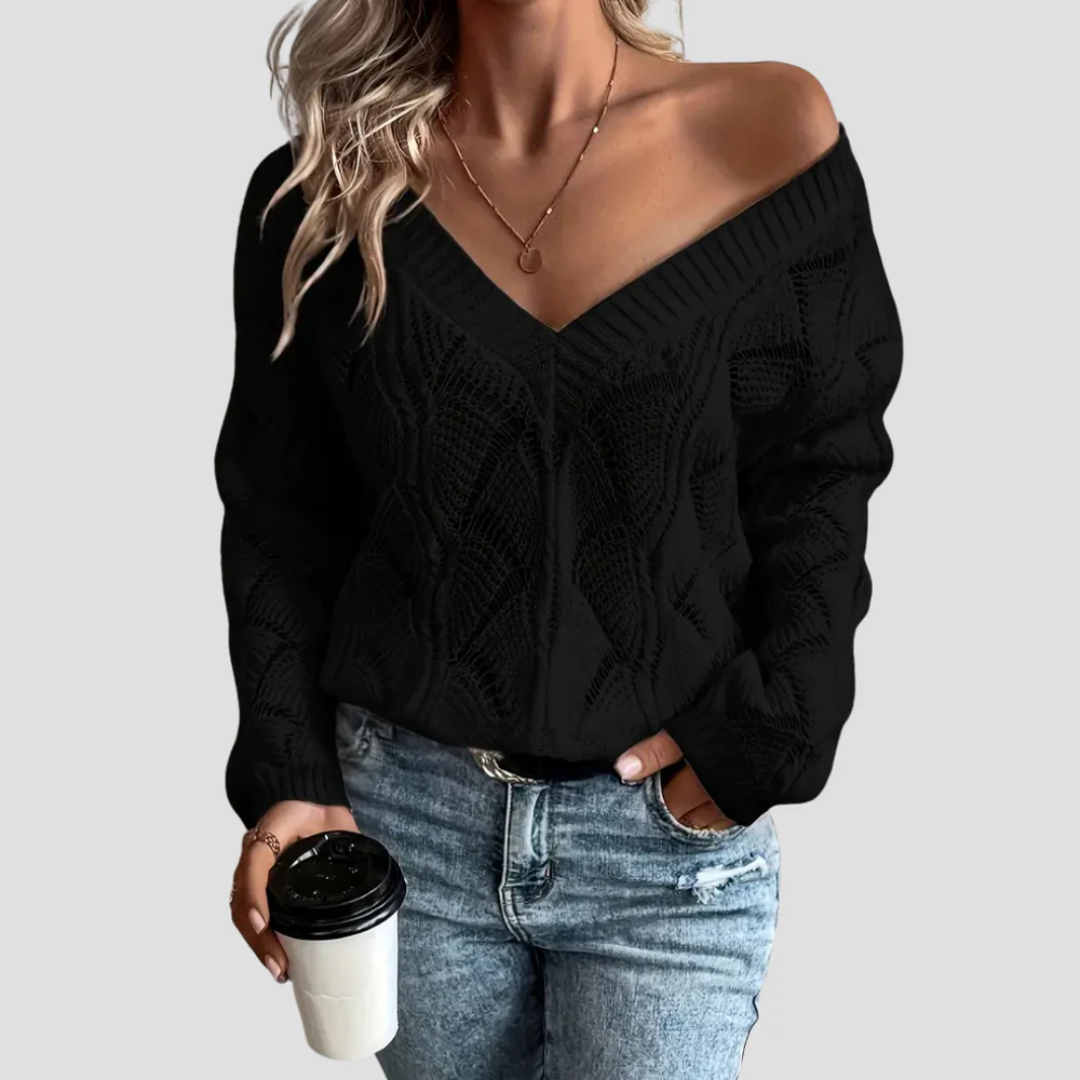 Donna | Off-Shoulder Sweater