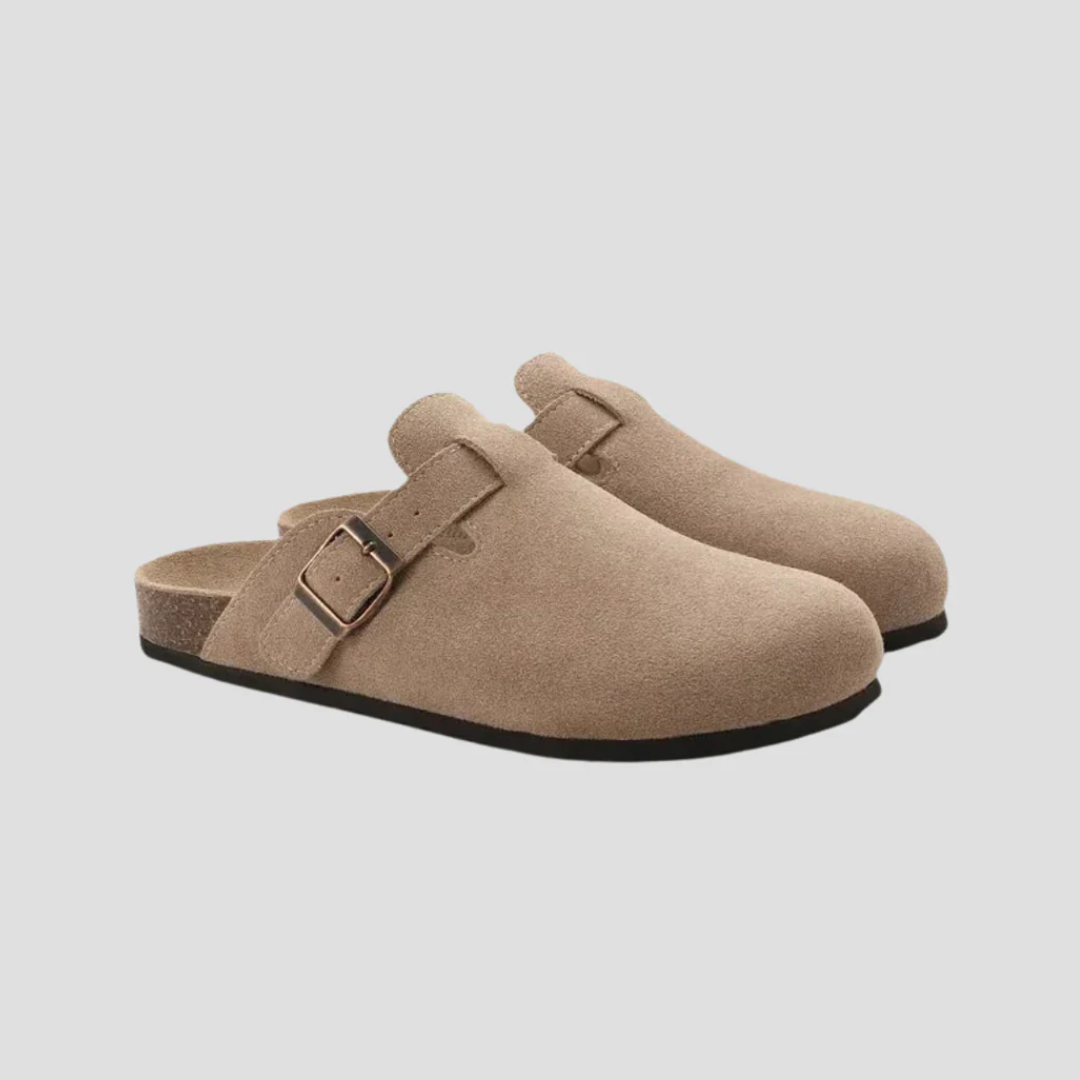 Mary | Suede Slip-On Mules