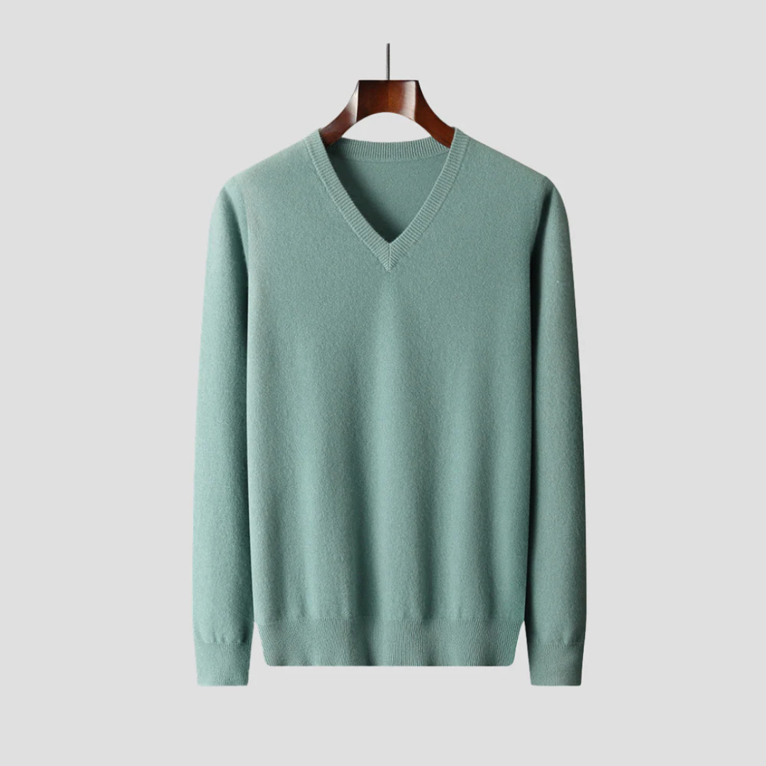 Maxwell | Cashmere V-Neck Sweater