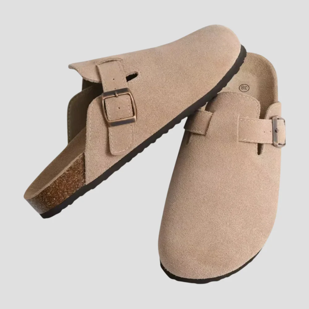 Mary | Suede Slip-On Mules
