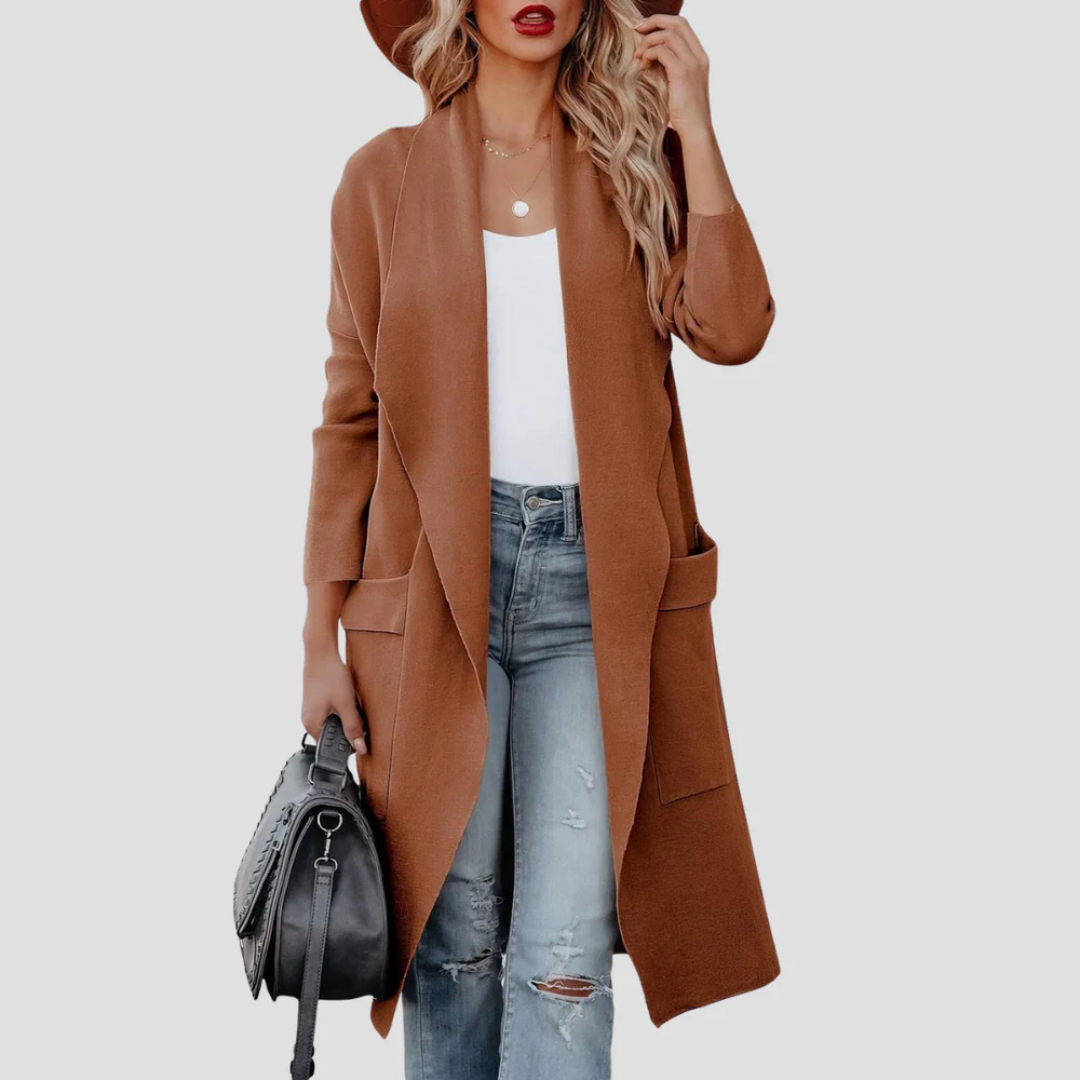 Carolyn | Long Open Cardigan