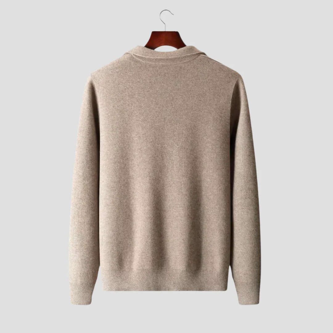 Victor | Wool Zip Cardigan