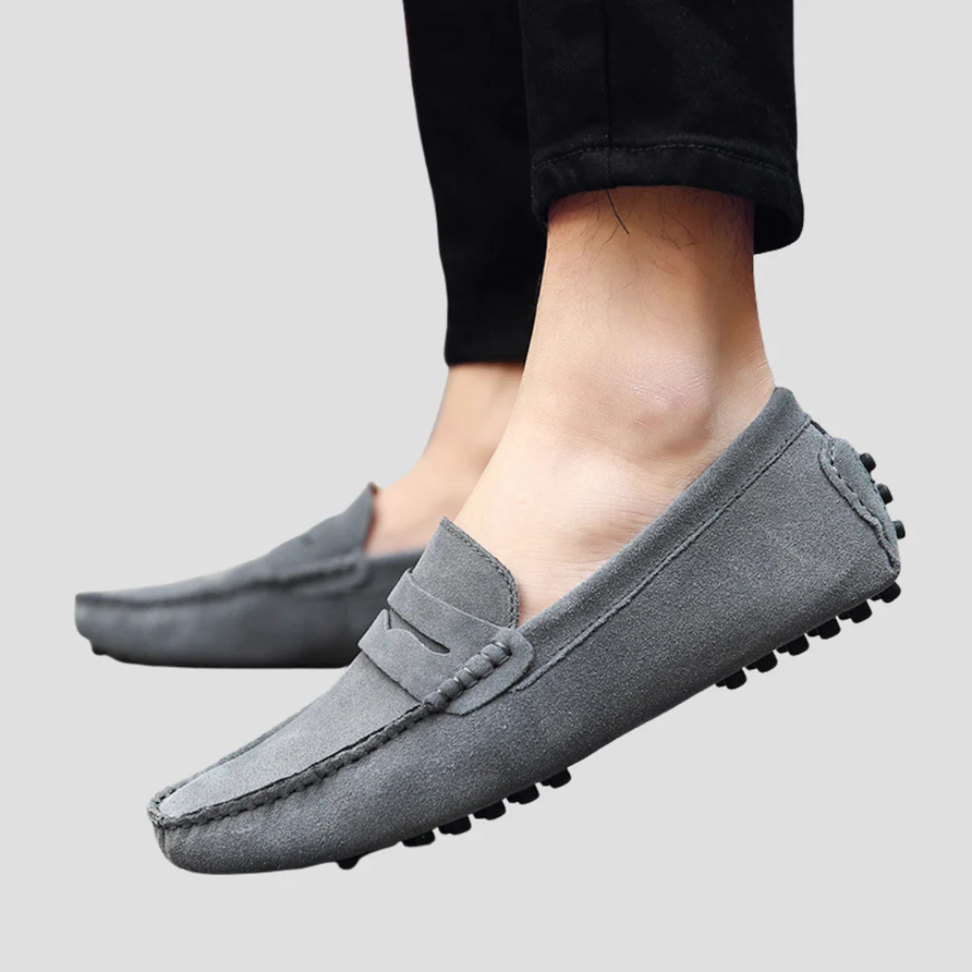 Charles | Cowhide Driving Loafers