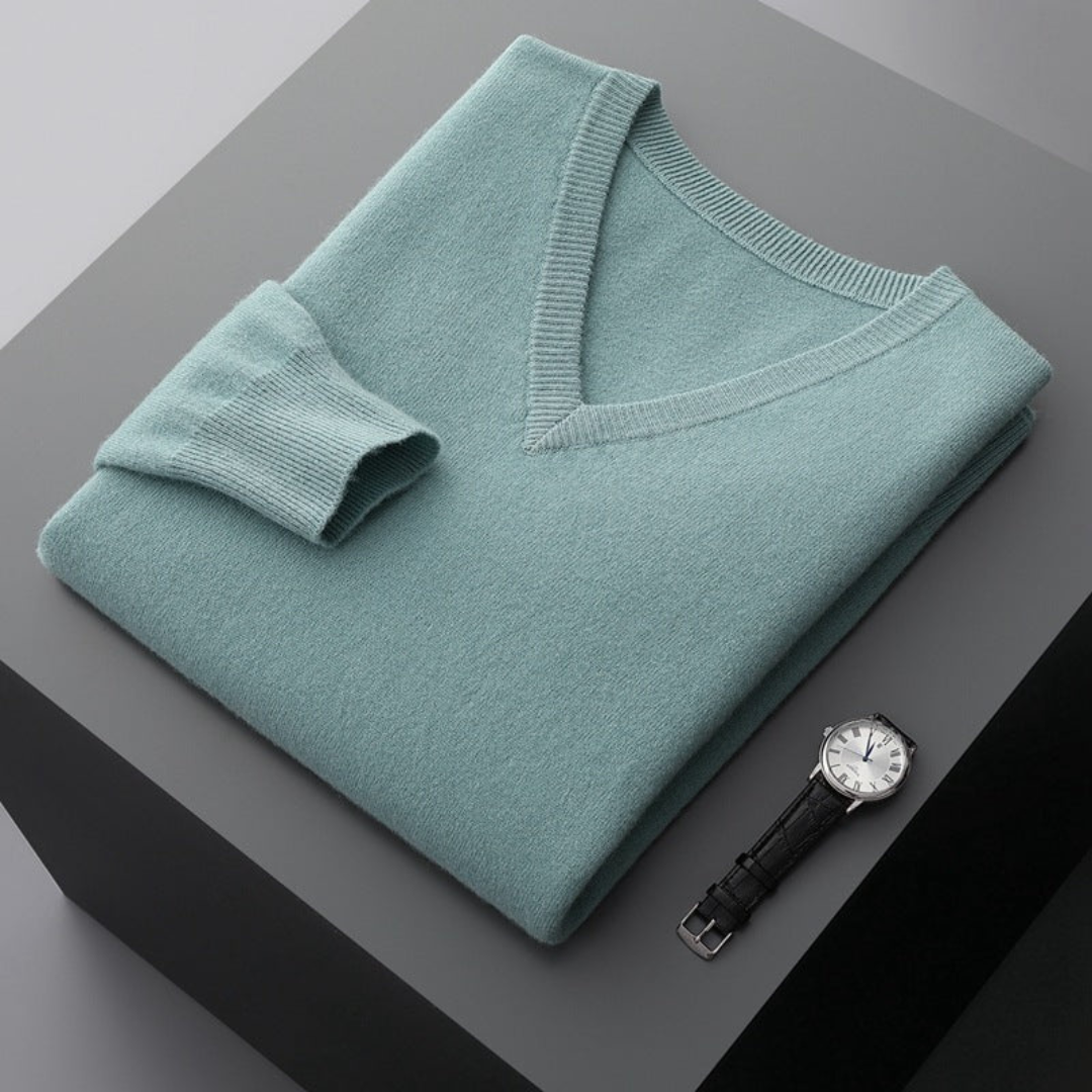 Maxwell | Cashmere V-Neck Sweater