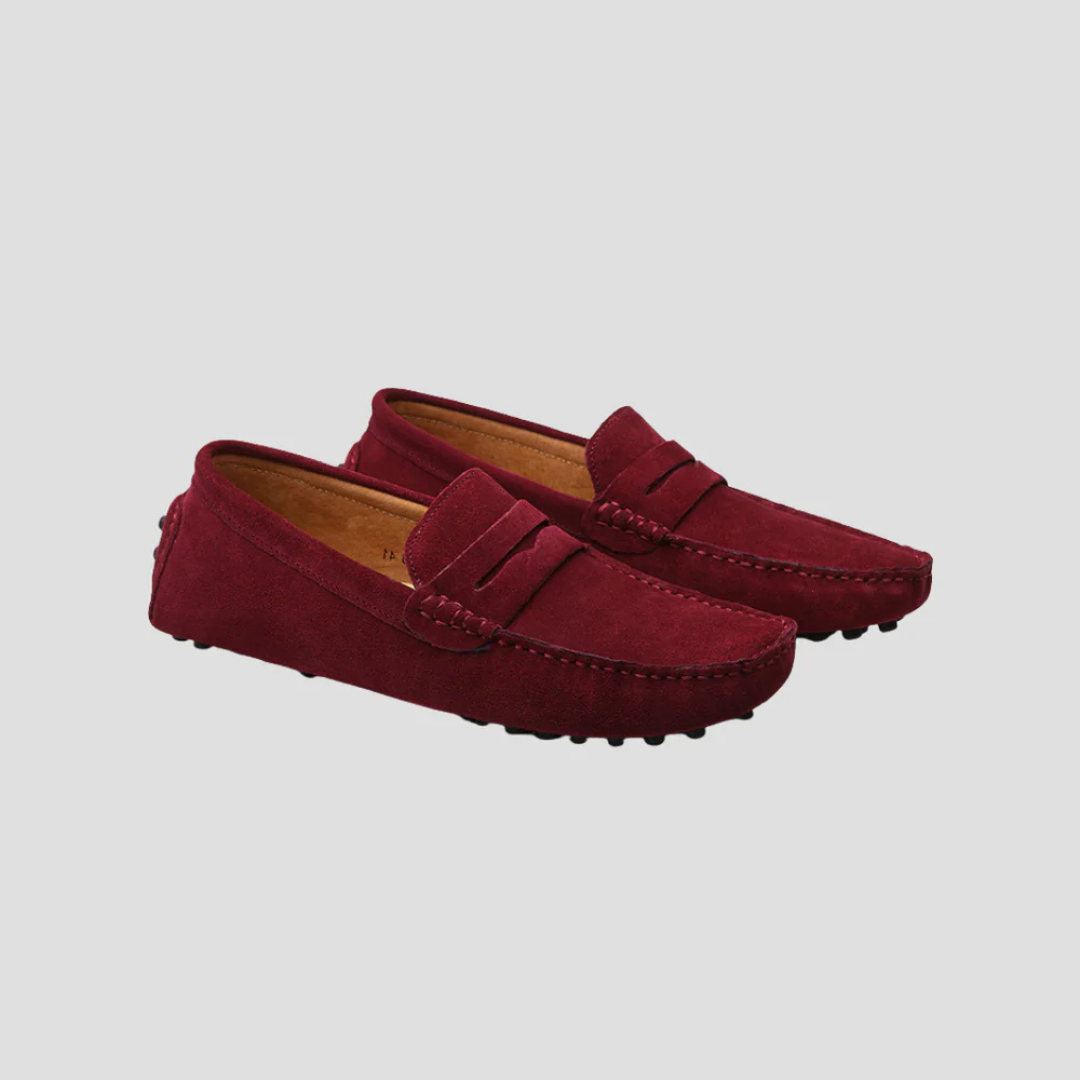 Charles | Cowhide Driving Loafers