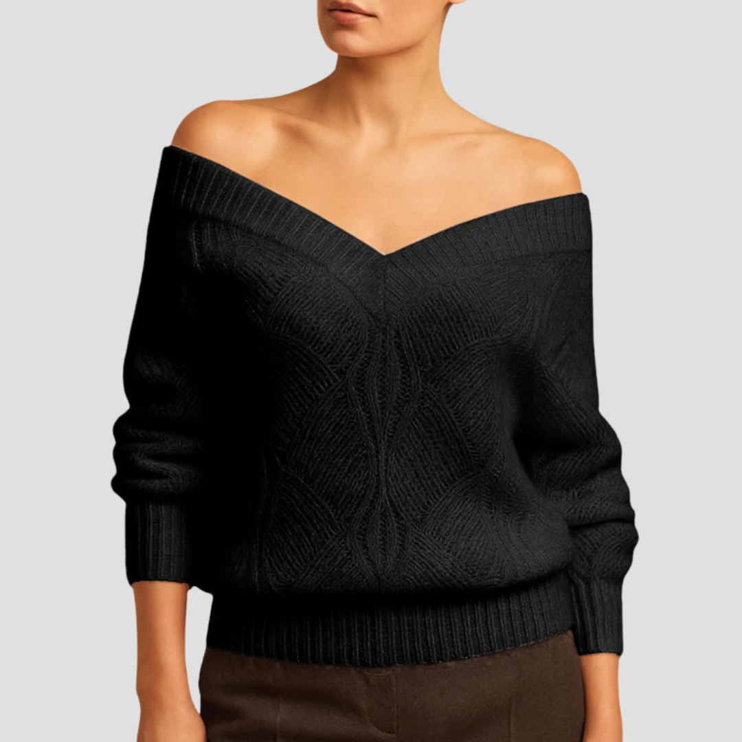 Off-Shoulder Sweater