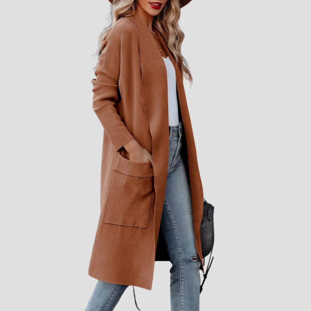 Carolyn | Long Open Cardigan
