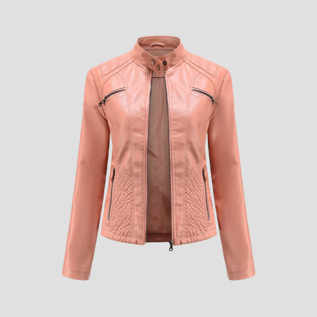 Julie | Quilted Leather Jacket