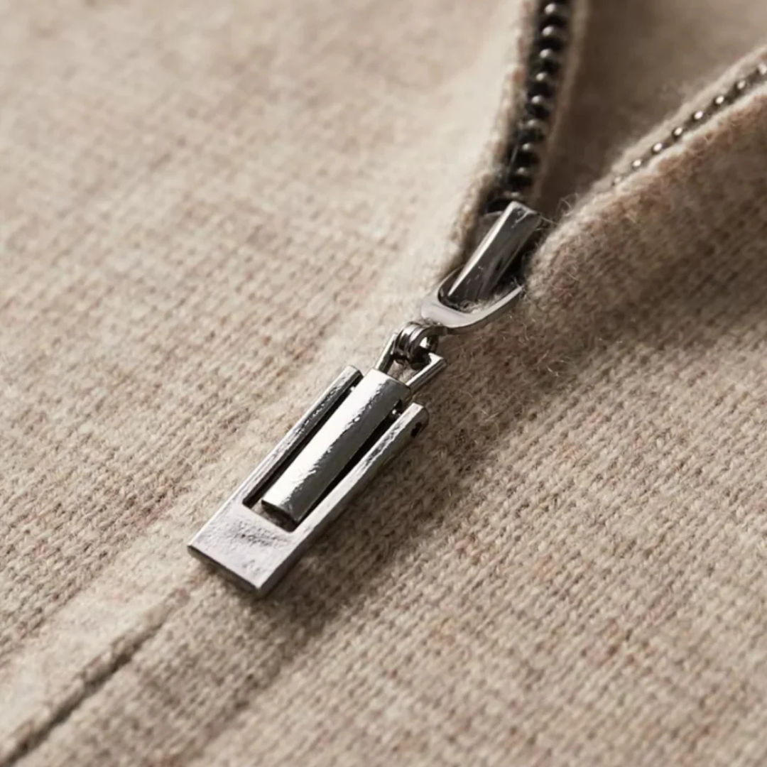 Victor | Wool Zip Cardigan
