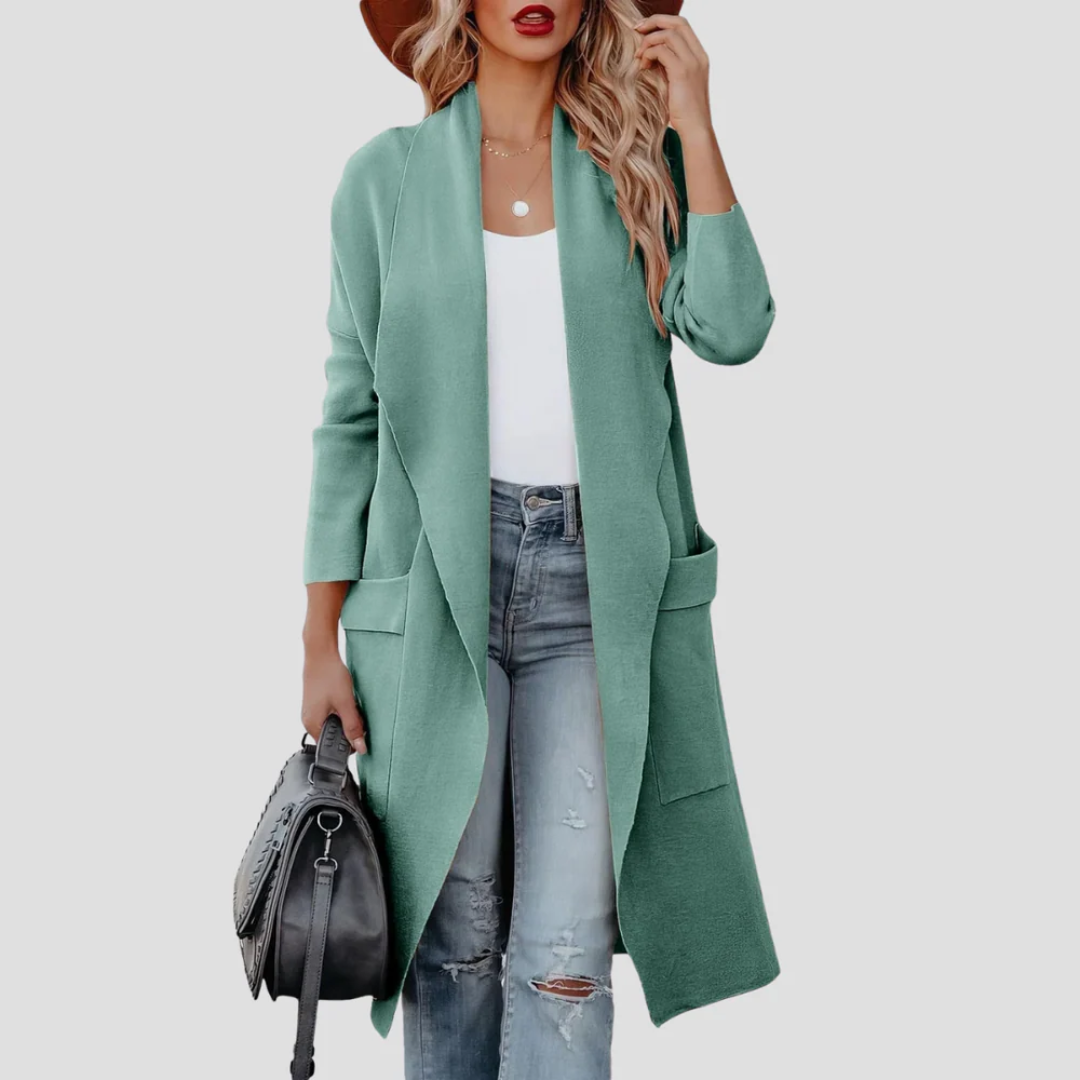 Carolyn | Long Open Cardigan