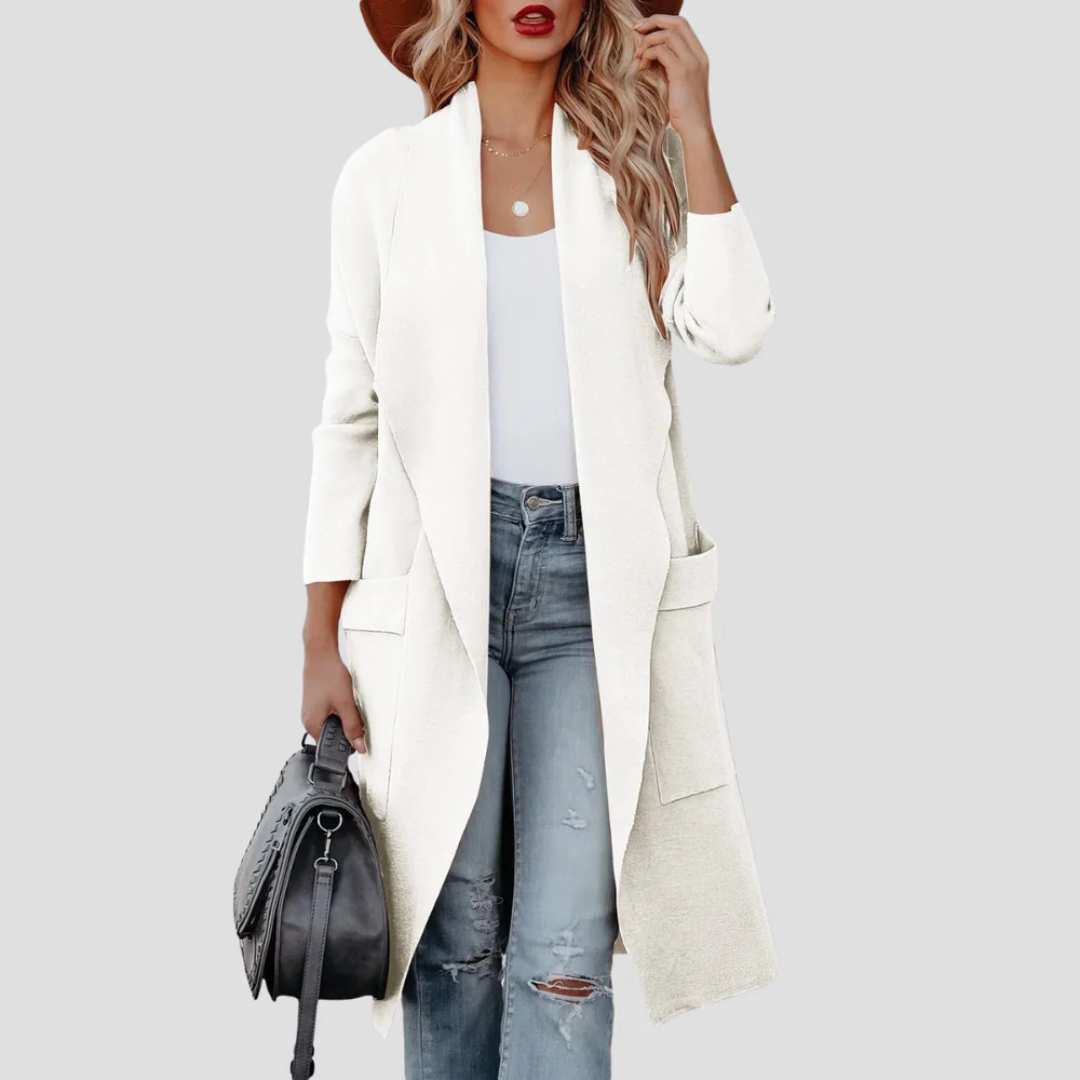 Carolyn | Long Open Cardigan