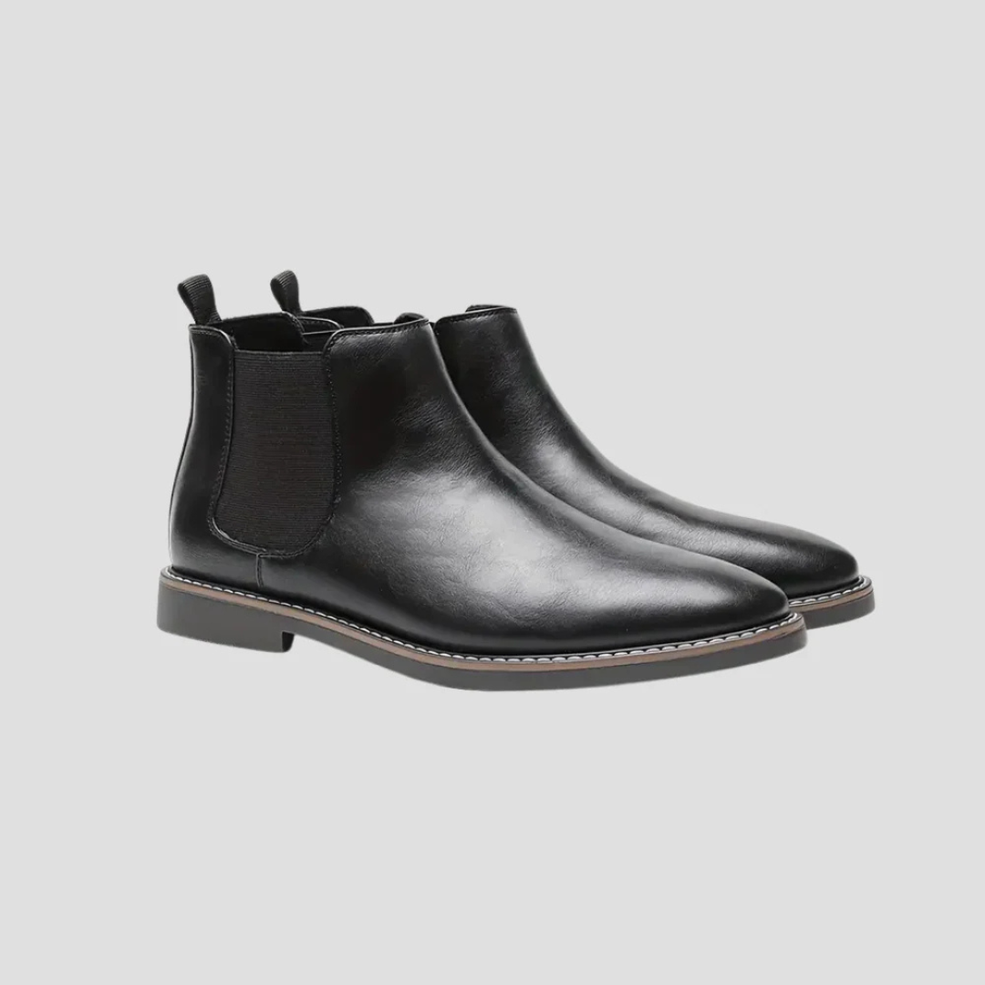 Zachary | Leather Chelsea Boots
