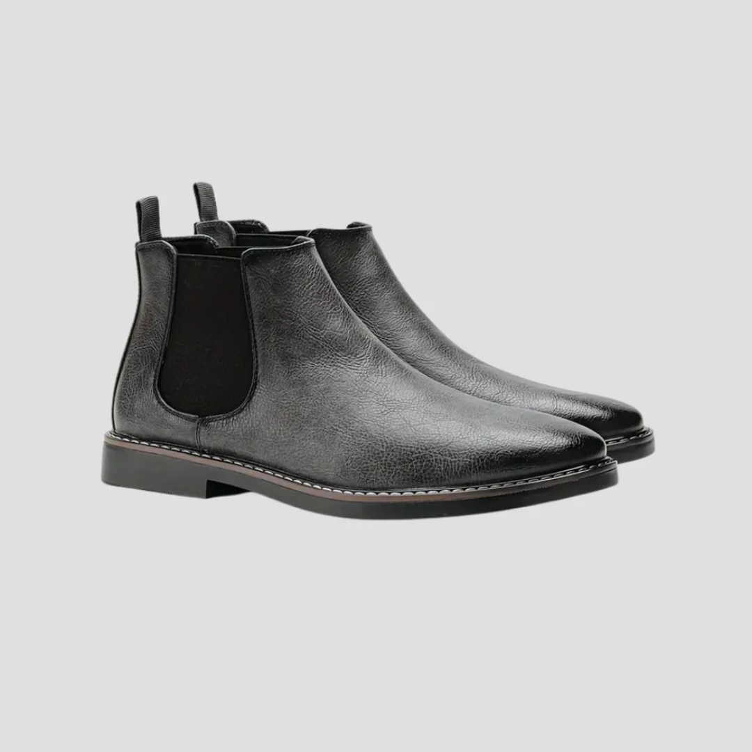 Zachary | Leather Chelsea Boots