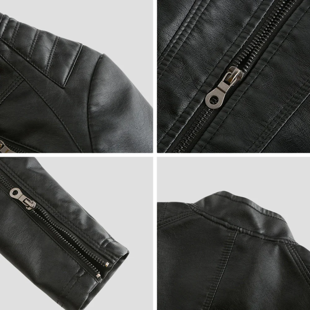 Julie | Quilted Leather Jacket