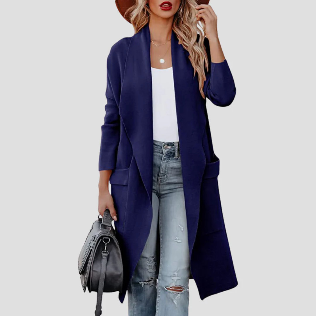 Carolyn | Long Open Cardigan