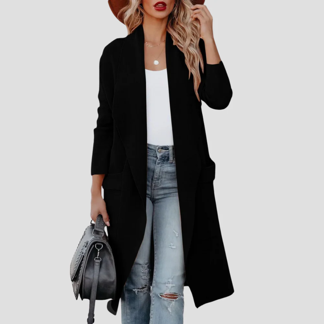 Carolyn | Long Open Cardigan