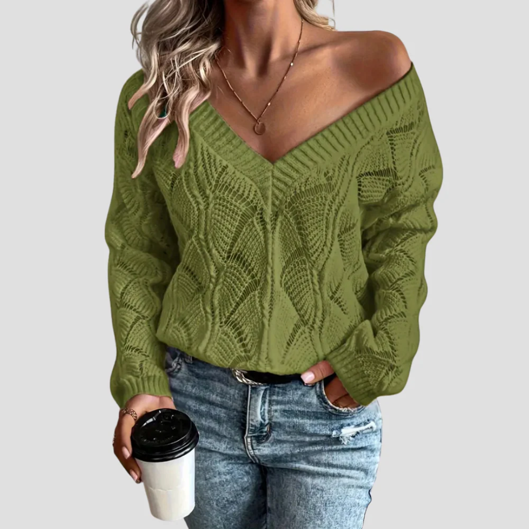 Donna | Off-Shoulder Sweater