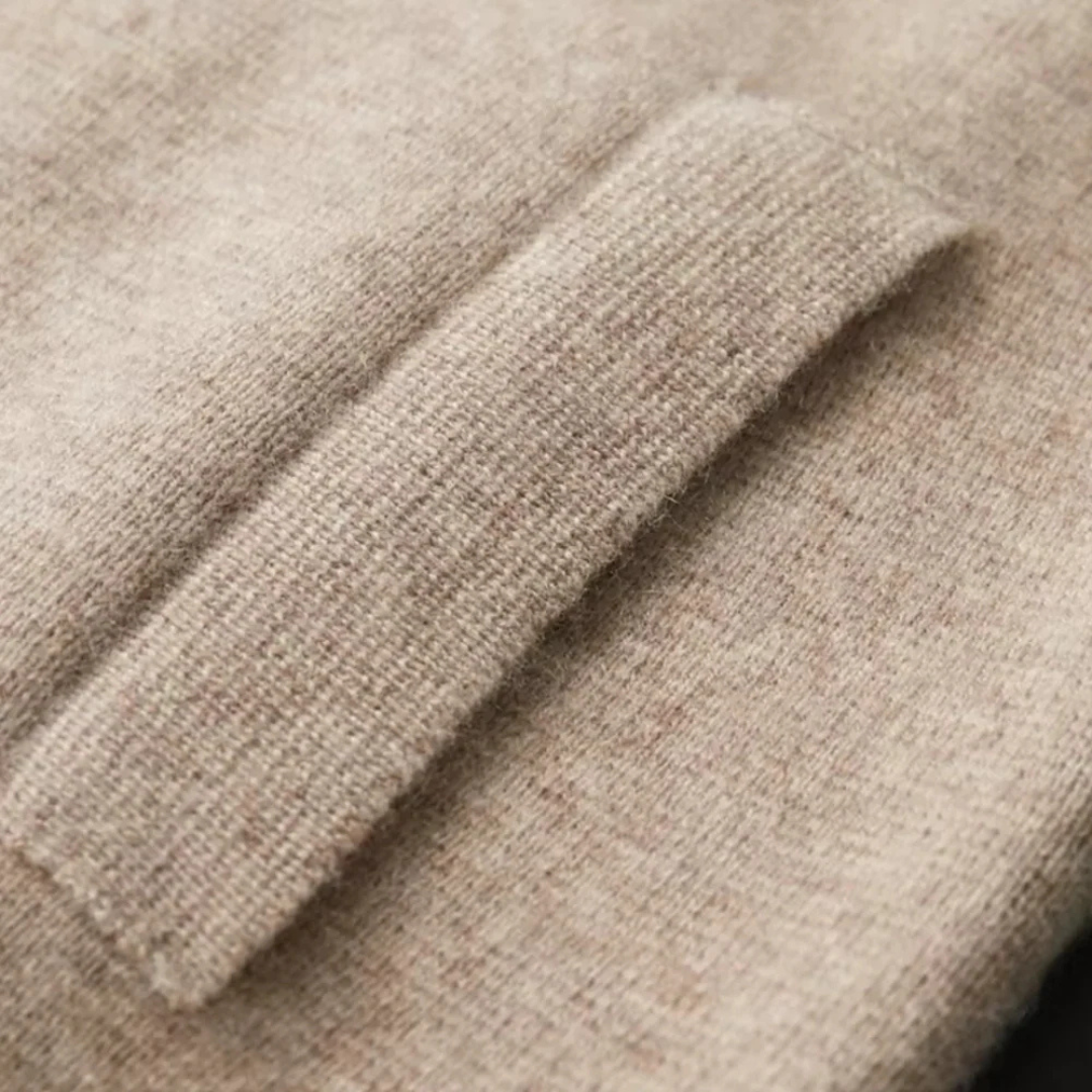 Victor | Wool Zip Cardigan