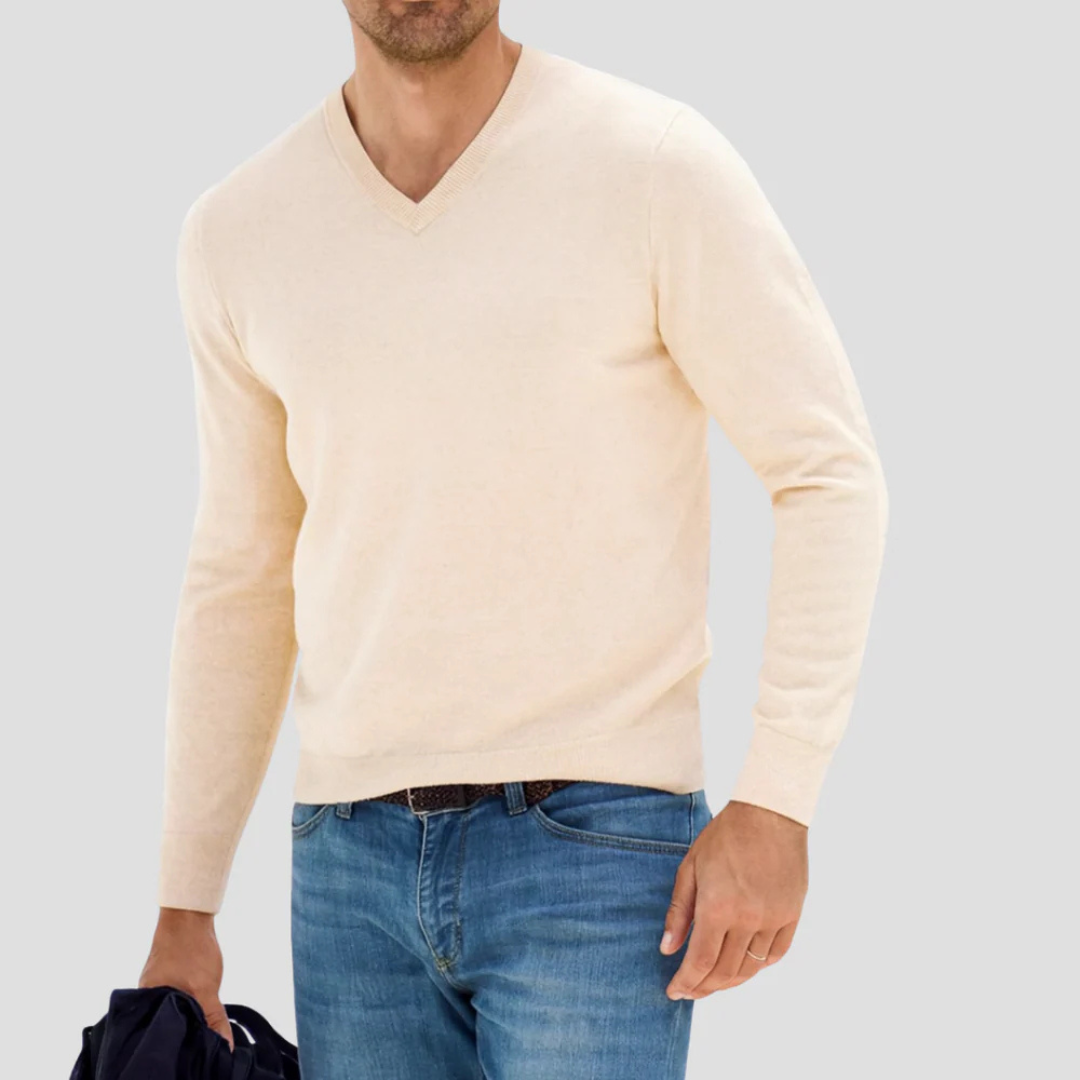 Maxwell | Cashmere V-Neck Sweater
