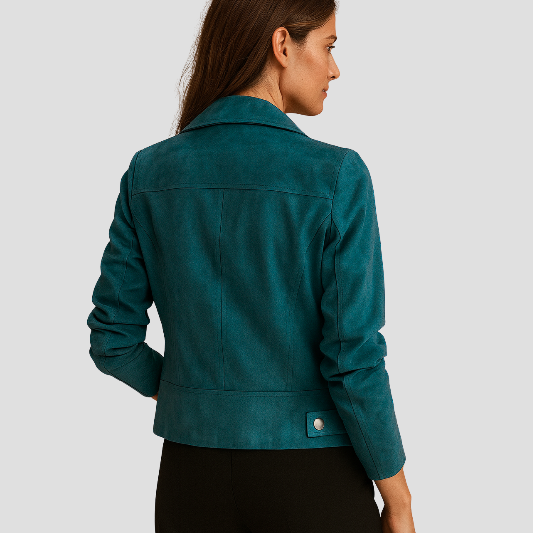 Pamela | Suede Biker Jacket
