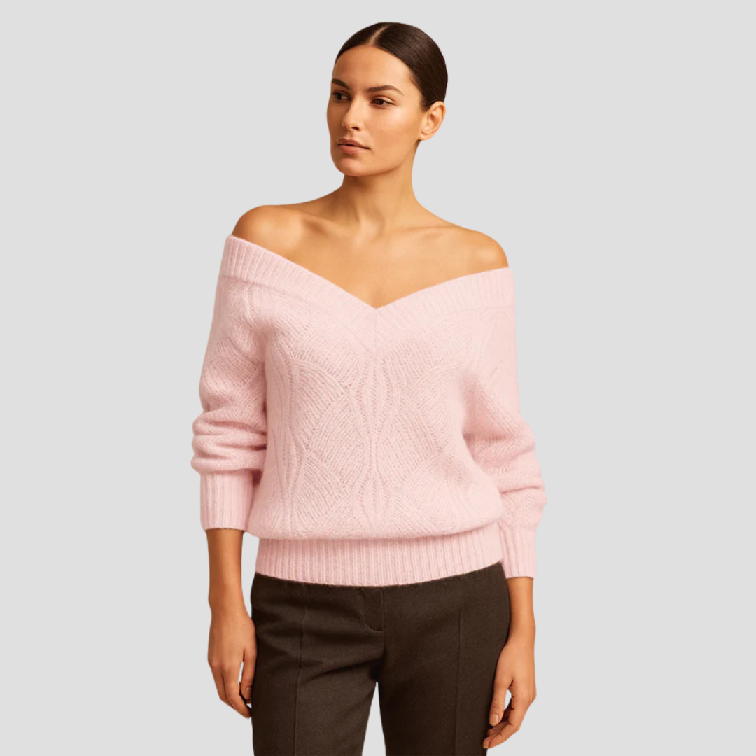 Off-Shoulder Sweater